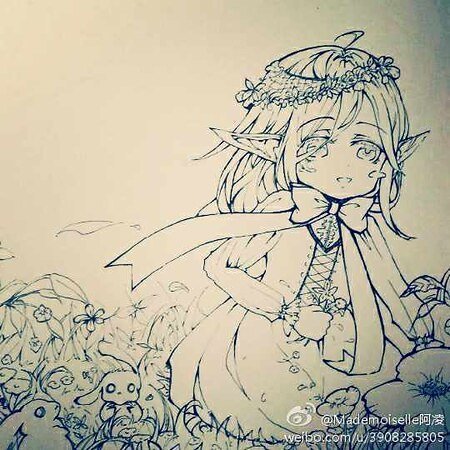 《(魔戒霍比特人同人)钻石·绿叶·森林》