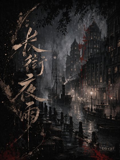 《长街夜雨》